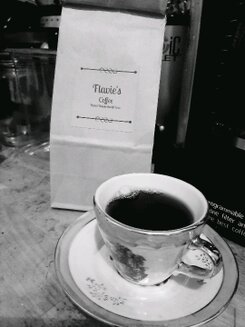 Flavie's Coffee Is a small boutique coffee company that uses a special hand roasting technique to bring out the best flavor the coffee beans have to offer. We roast small batches of beans to ensure excellent quality for the best tasting coffee experience.